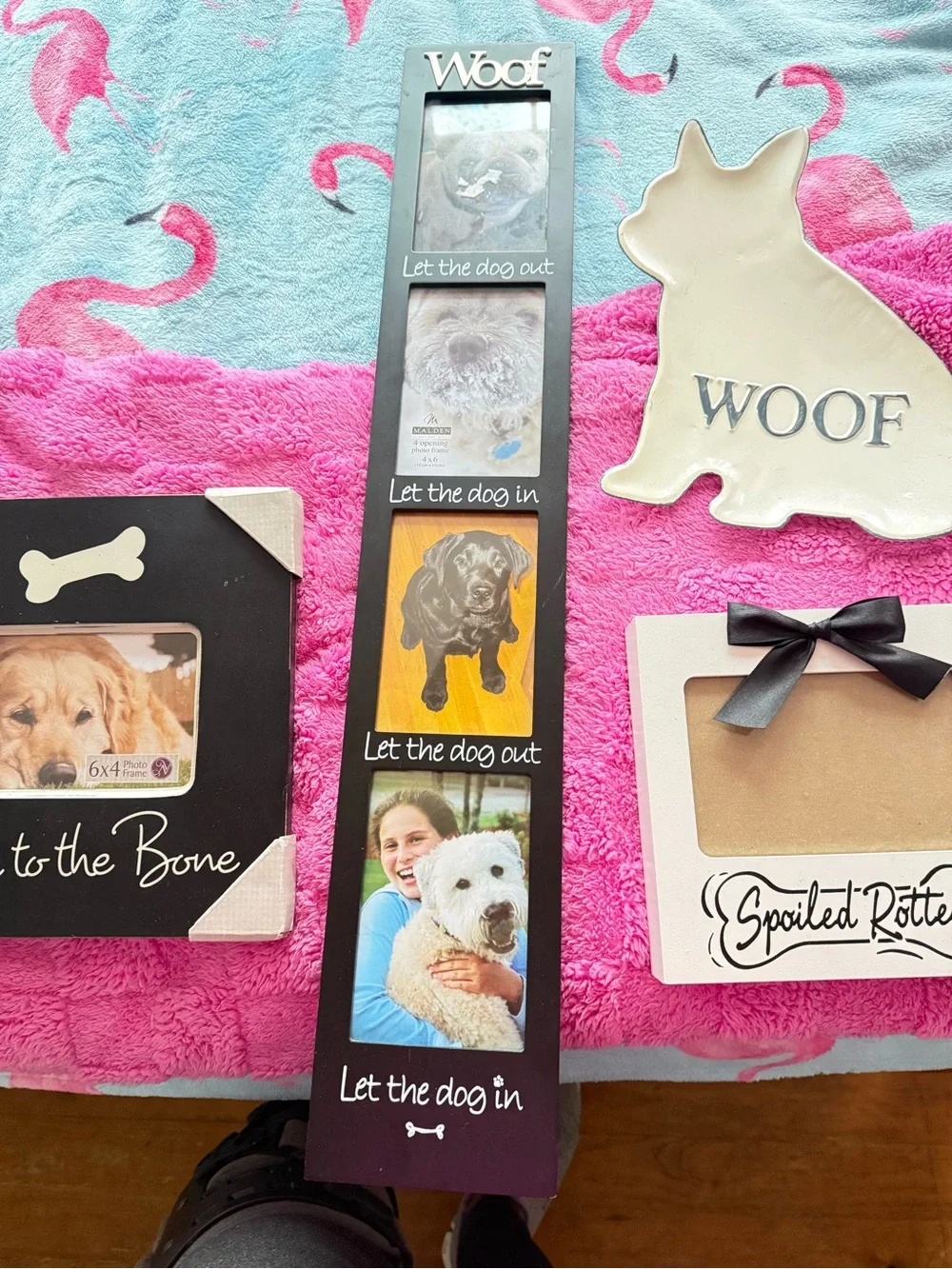 Pet-Themed Frame and Plaque Set